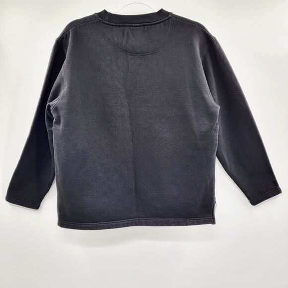 Queen Mary 2 Cunard Black & White Embroidered Logo and Script Crewneck Women’s S - Picture 2 of 7